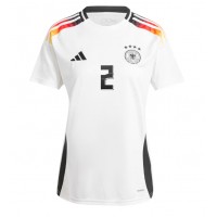 Maglia Calcio Germania Antonio Rudiger #2 Prima Divisa Donna Europei 2024 Manica Corta